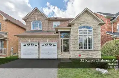 32 Ralph Chalmers Avenue Markham Ontario L6E 2C3