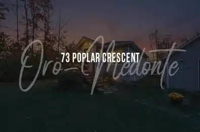 73 Poplar Crescent Oro-Medonte Ontario L0L 1T0