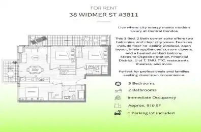 38 Widmer Street Unit# 3811 Toronto C01 Ontario M5V 2E9